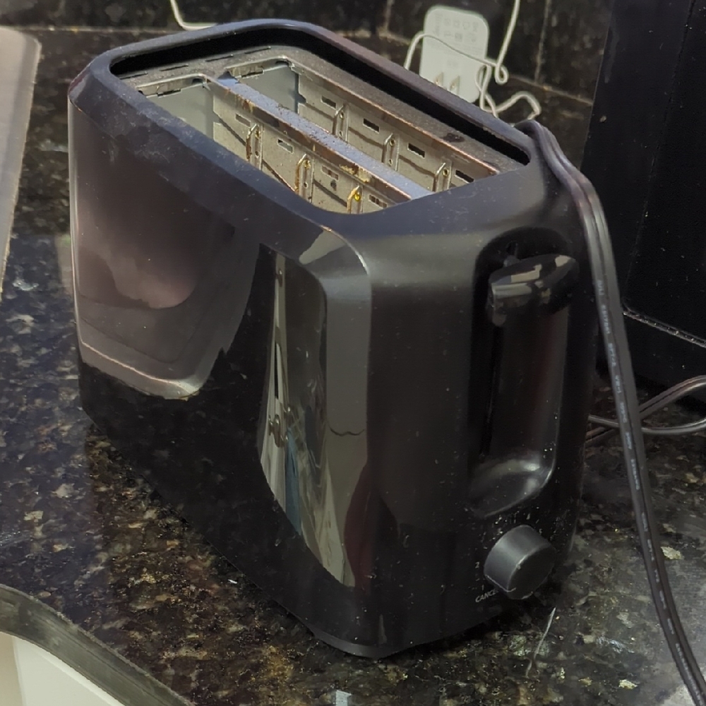 Black Two-Slice Toaster